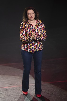 Anne Roumanoff performing, Grimaldi Forum, Monaco, France - 23 Mar 2019