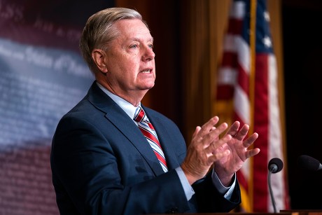 Senator Graham on Special Counsel's report that did not find sufficient evidence that Trump colluded with Russia, Washington, USA - 25 Mar 2019