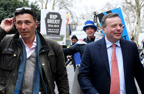 Arron Banks and Andy Wigmore out and about, London, UK - 27 Mar 2019