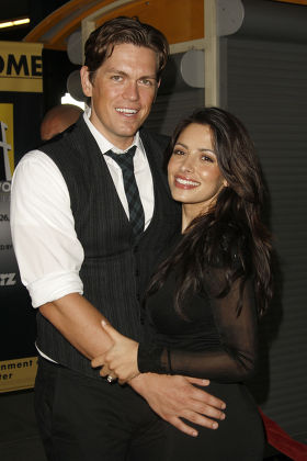 Steve Howey Wife Sarah Shahi Editorial Stock Photo - Stock Image