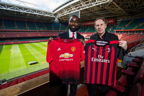 Announcement of Manchester United v AC Milan, International Champions Cup football match to be held at the Principality Stadium, Cardiff, Wales, UK  - 27 Mar 2019