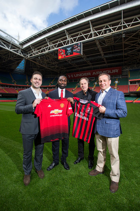 Announcement of Manchester United v AC Milan, International Champions Cup football match to be held at the Principality Stadium, Cardiff, Wales, UK  - 27 Mar 2019