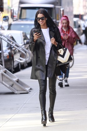 Daiane Sodre out and about, New York, USA - 28 Mar 2019