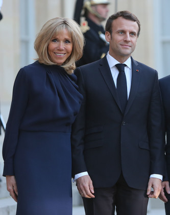 Brigitte Trogneux Emmanuel Macron Editorial Stock Photo - Stock Image ...