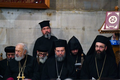 Bishop Seraphim Apollonias R Attends Funeral Editorial Stock Photo ...