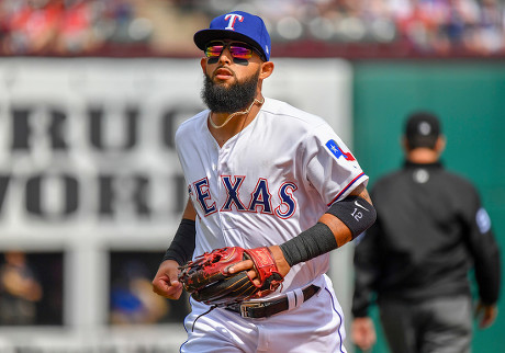 Texas Rangers Second Baseman Rougned Odor Editorial Stock Photo - Stock  Image