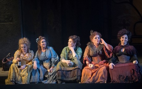 'Jack the Ripper: The Women of Whitechapel' Opera by Iain Bell performed by English National Opera at the London Coliseum, UK, 28 Mar 2019