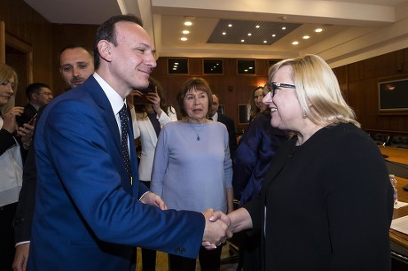 Polish government official Beata Kempa in Rome, Italy - 02 Apr 2019