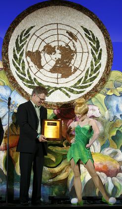 Tinker Bell inspires 'Green' at United Nations, New York, America - 25 Oct 2009
