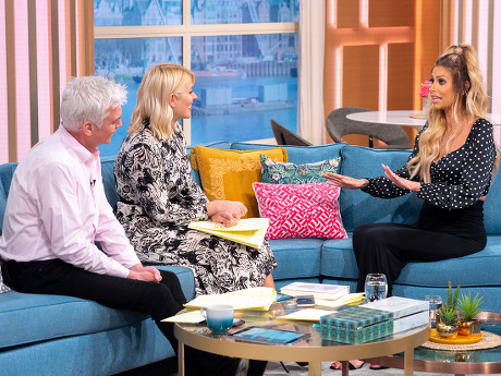 Phillip Schofield Holly Willoughby Sophie Hinchliffe Editorial Stock