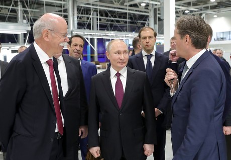 Opening ceremony of the Mercedes-Benz automobile assembly plant outside Moscow, Yesipovo Industrial Park, Russian Federation - 03 Apr 2019