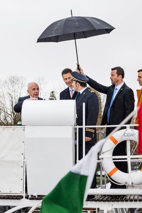 Liechtenstein Hereditary Prince visits Switzerland, Lausanne - 04 Apr 2019