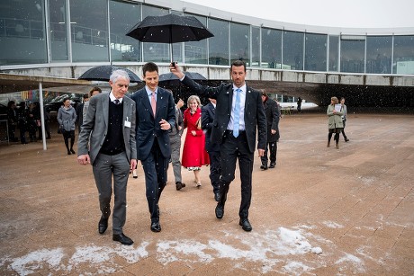 Liechtenstein Hereditary Prince visits Switzerland, Lausanne - 04 Apr 2019