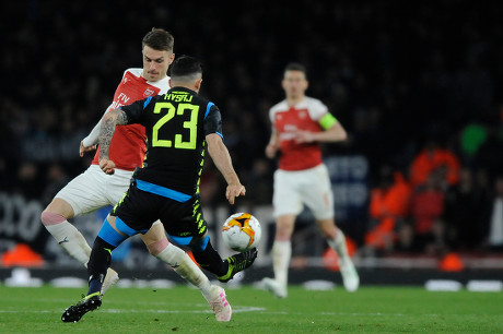 Arsenal v Napoli, UEFA Europa League Quarter-final, Football, The Emirates, London, UK - 11 Apr 2019