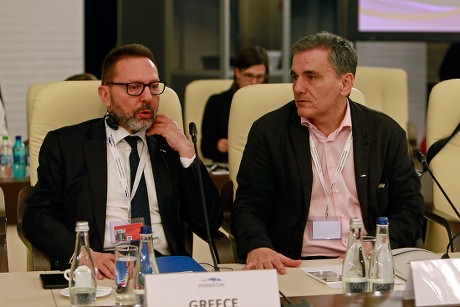 Informal reunion of the Economic and Financial Affairs Council of the European Union (ECOFIN), Bucharest, Romania - 05 Apr 2019