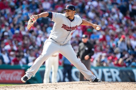 MLB Twins vs Phillies, Philadelphia, USA - 06 Apr 2019 Stock Pictures ...