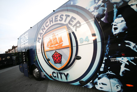 Manchester City Team Bus Editorial Stock Photo - Stock Image | Shutterstock