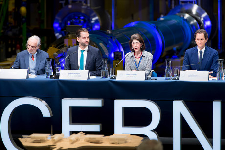 Unveiling of new Science Gateway project of European Organization for Nuclear Research, Meyrin, Switzerland - 08 Apr 2019