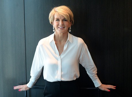 Julie Bishop at annual White Shirt Campaign launch for Witchery, Sydney, Australia - 10 Apr 2019