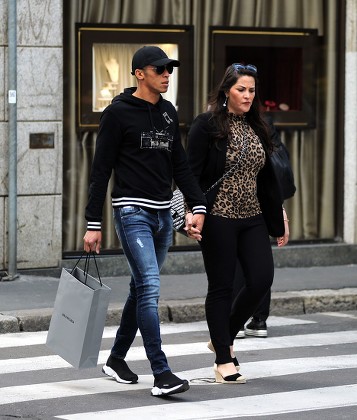 Joao Miranda out and about, Milan, Italy - 16 Apr 2019