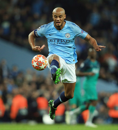 Vincent Kompany Manchester City Editorial Stock Photo - Stock Image
