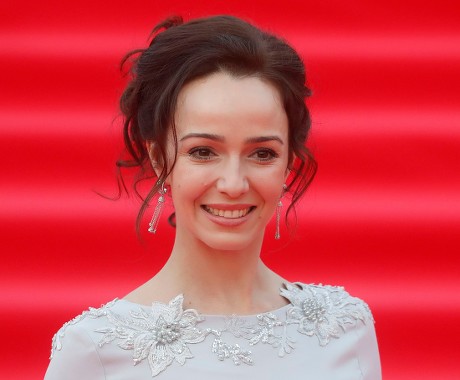 Russian Actress Valeria Lanskaya Attends Opening Editorial Stock Photo