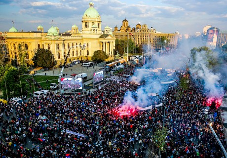 Government Rally To Counter Rising Protests Against President Vucic's ...