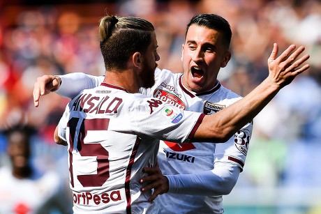 Genoas Head Coach Cesare Prandelli Gestures Editorial Stock Photo