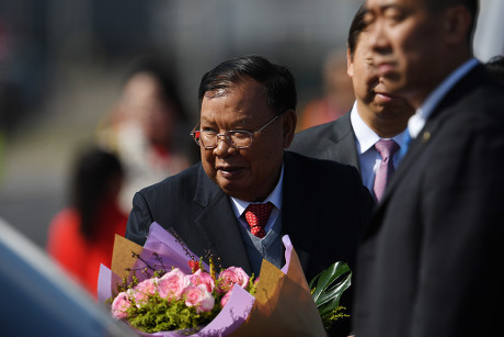 Laos President Bounnhang Vorachith attends Belt and Road summit in Beijing, China - 25 Apr 2019