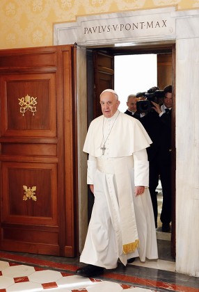 Pope Francis meets Latvian President Raimonds Vejonis, Vatican, Vatican City - 25 Apr 2019