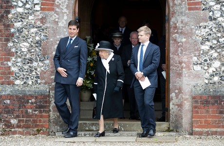 Jeanie, Countess of Carnarvon funeral, Highclere, UK - 25 Apr 2019