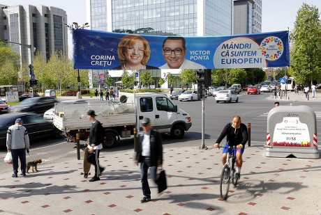 European Parliament Elections preparations in Bucharest, Romania - 25 Apr 2019