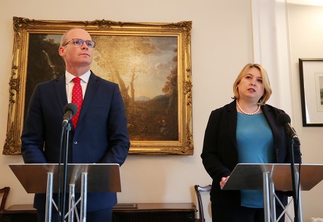 Northern Ireland Assembly, Press Conference, Stormont House, Belfast, Ireland - 26 Apr 2019