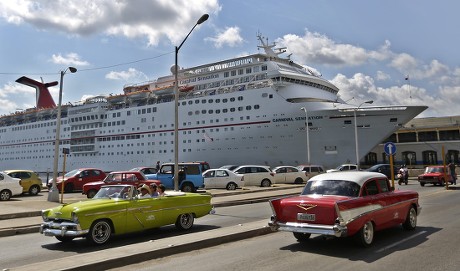 American cars on the streets of Havana, Cuba - 26 Apr 2019