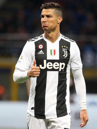 Juventus Cristiano Ronaldo Action During Italian Editorial Stock