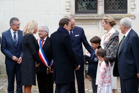 French President Emmanuel Macron attends da Vinci anniversary at Chateau d'Amboise, France - 02 May 2019