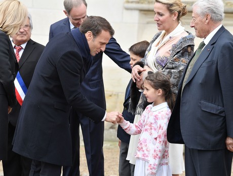 French President Emmanuel Macron and Italian President Sergio Mattarella visit the Chateau du Clos Luce in Amboise, France - 02 May 2019