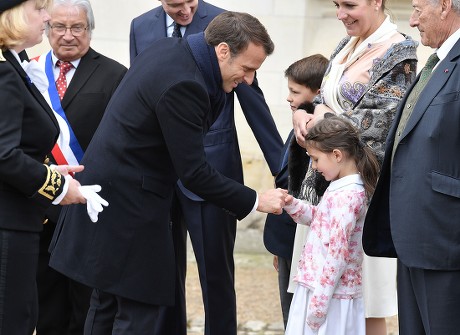 French President Emmanuel Macron and Italian President Sergio Mattarella visit the Chateau du Clos Luce in Amboise, France - 02 May 2019