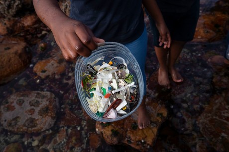 Plastic Waste beach clean up, Cape Town, South Africa - 04 May 2019