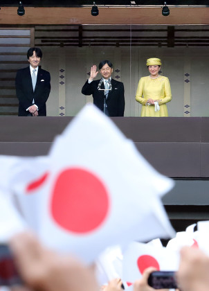 Emperor Naruhito greets the public, Imperial Palace, Tokyo, Japan - 04 May 2019