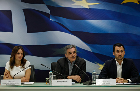 Press conference to announce the package of positive measures, Athens, Greece - 05 May 2019