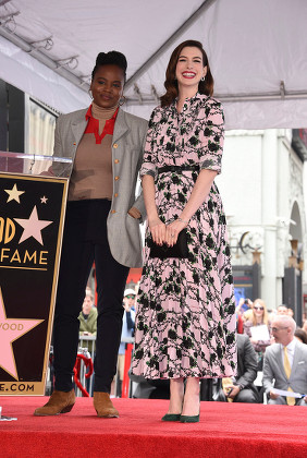 Anne Hathaway honored with a Star on the Hollywood Walk of Fame, Los Angeles, USA - 09 May 2019