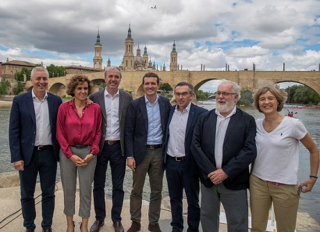 PP party rallies in Zaragoza, Spain - 10 May 2019