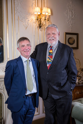 Terry Waite meeting with John McCarthy at the Lebanese Ambassador's residence, London, UK - 09 May 2019