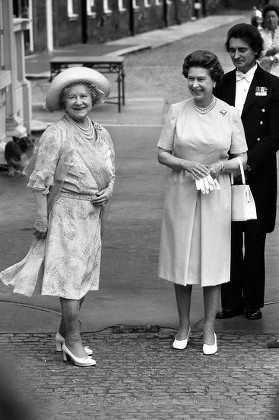 Queen Mother Queen Elizabeth Ii Aka Editorial Stock Photo - Stock Image ...