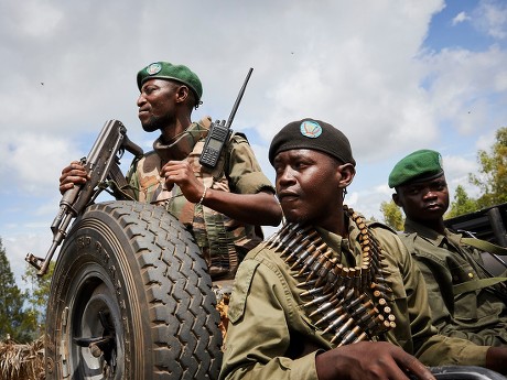 Soldiers Congolese National Army Armed Forces Editorial Stock Photo 