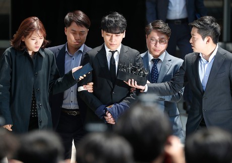 K-pop singer Seungri appears at the Seoul District Court, Korea - 14 May 2019