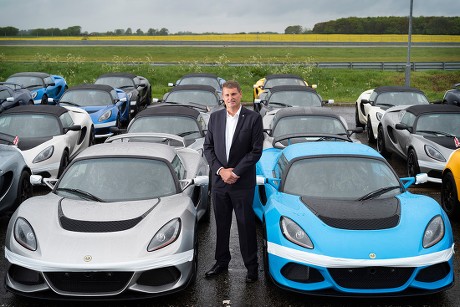 Phil Popham CEO of Lotus at their production line, Norwich, UK - 08 May 2019