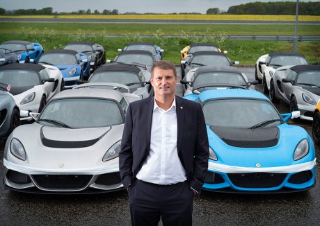 Phil Popham CEO of Lotus at their production line, Norwich, UK - 08 May 2019