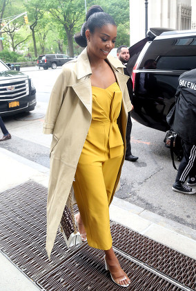 gabrielle union yellow jumpsuit